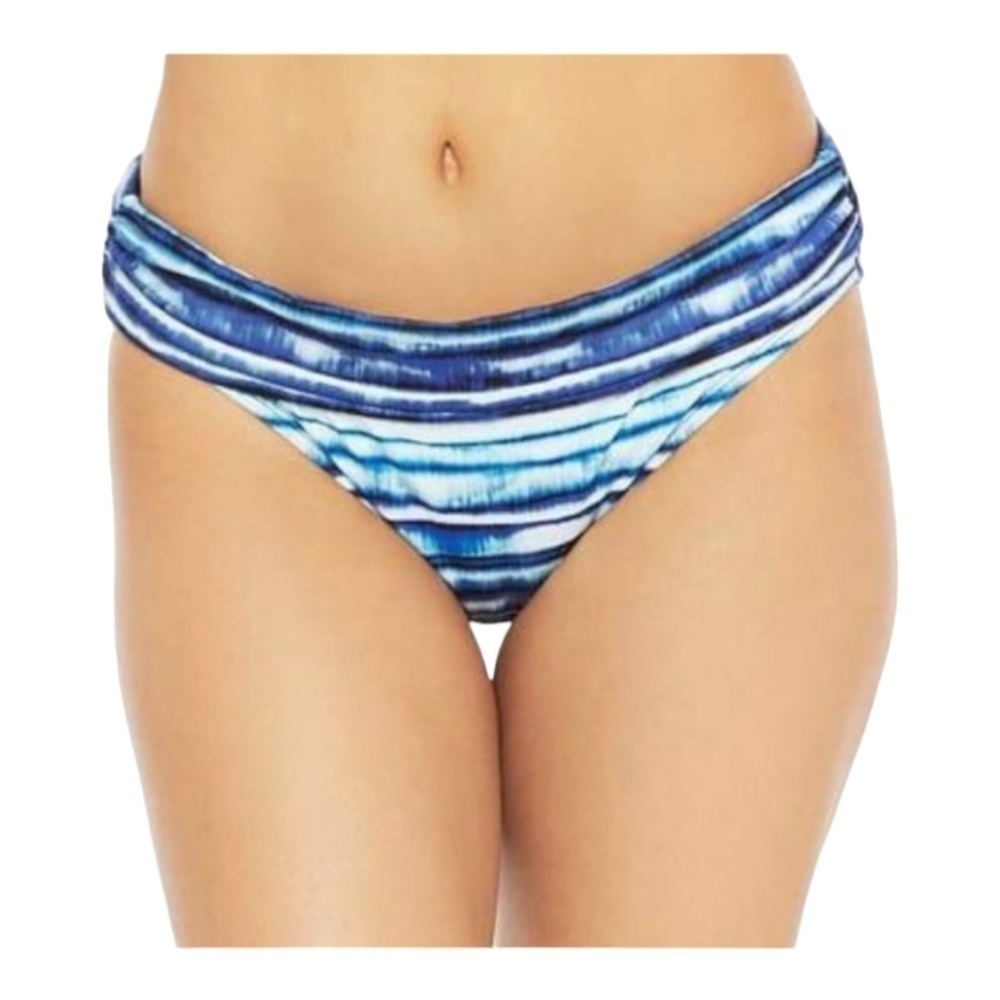 La Blanca Serene Striped Hipster Bikini Bottom
Size 12 NWT